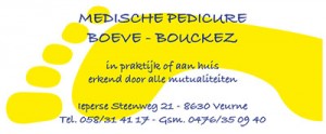 Medische pedicure Boeve – Bouckez - Veurne