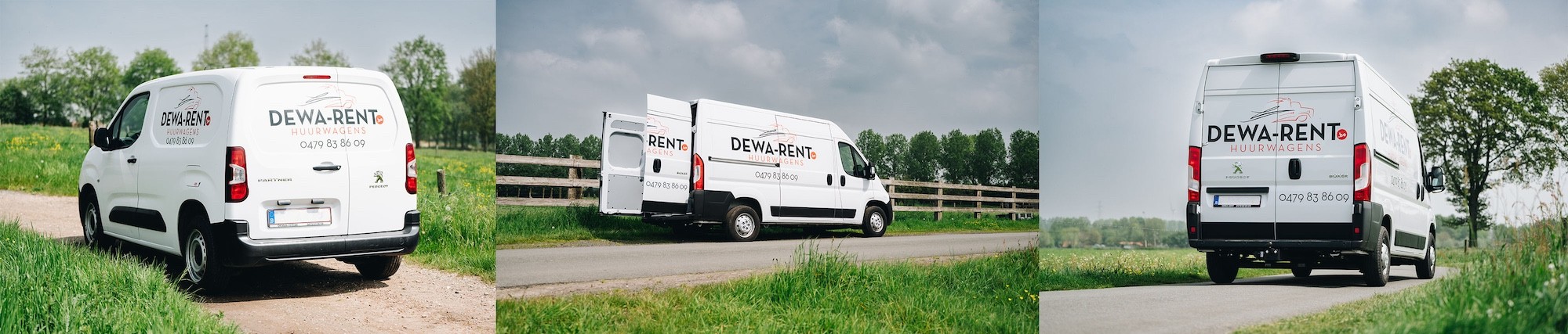 Header Huurwagens DEWA-rent - Bestelwagens huren Aalter, Brugge, Eeklo, Gent