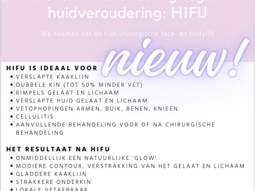 Nieuw! HIFU…