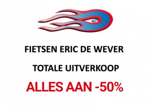 Totale uitverkoop Fietsen Eric De Wever