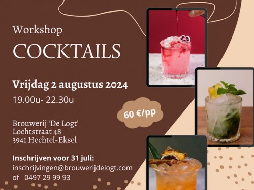 Workshop 'cocktails en mocktails' 