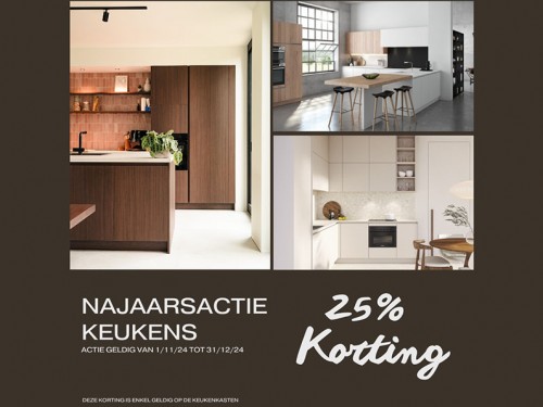 25% korting op jouw keuken