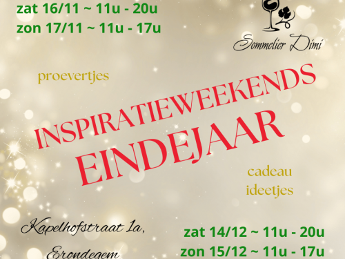 Inspiratieweekends eindejaar