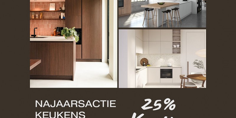 25% korting op jouw keuken