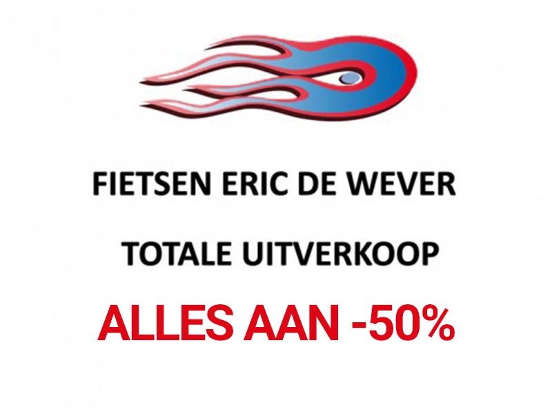 Totale uitverkoop Fietsen Eric De Wever