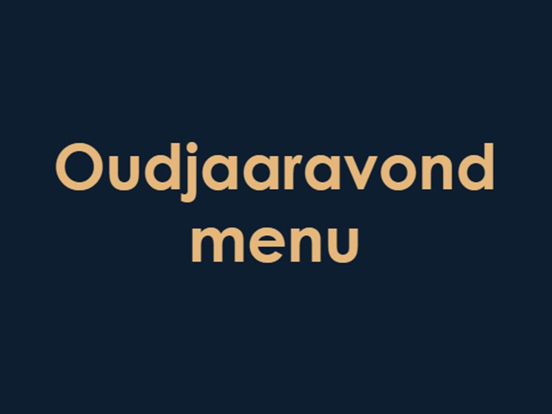 Oudjaaravond menu bij Oosters restaurant De Sampan