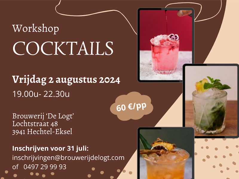 Workshop 'cocktails en mocktails' 