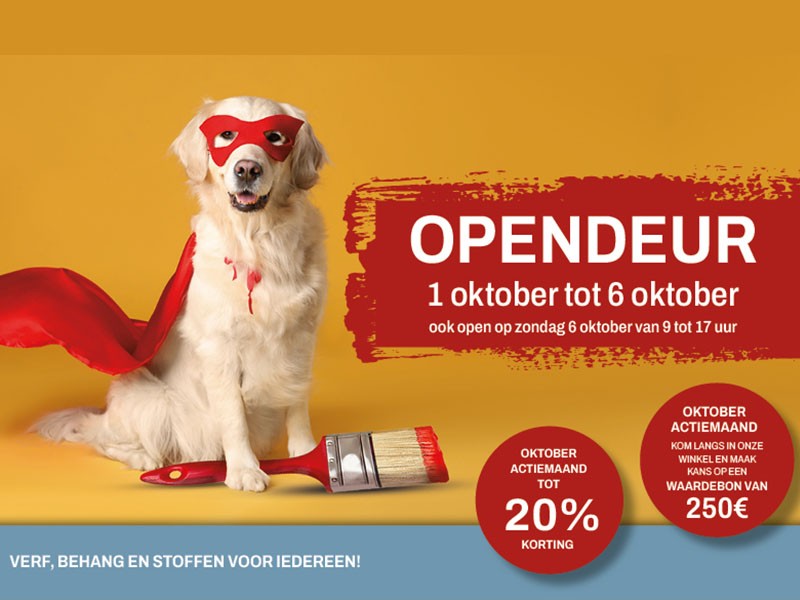 🍂 Opendeurdagen 1 tot 6 OKTOBER: van harte WELKOM !